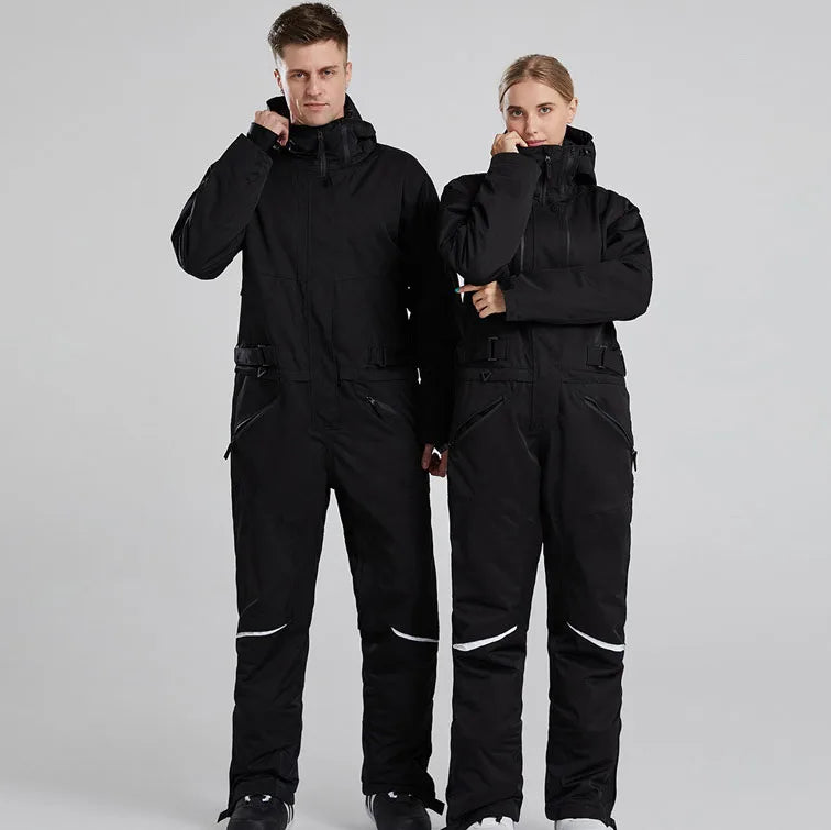S-2XL 7 Colors Top Quality Waterproof Breathable Men Women One Piece Ski Suit Unisex Snowboard Suit Snowboard Snow Apparel Winter Sports Clothing Supplies