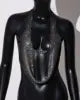 7 Colors Women's Sexy Metal Halter Neck Tank Top Nightclub Hot Girl Sling Women's Clothing Rhinestone Sequins Sling Female Cropped Luxury  Tank Top