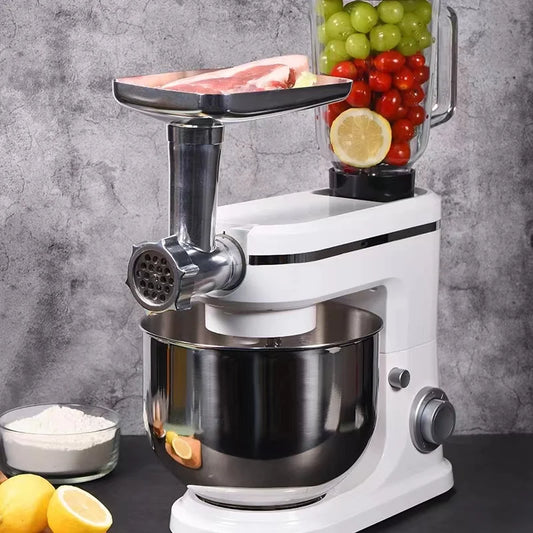 3 in 1 High Quality Kitchen Fruit Blender Meat Grinder Mixer Multi-Function Dough Cake Stand Mixer for Home Kitchenware Accessories Cooking Tools Sets Household Appliances