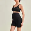 NEW Arrivals Women's Maternity Safety Shorts Summer Thin Seamless Anti-Exposure Under Shorts Plus Size High Waist Belly Support Bottom Shorts Pregnancy Apparel Accessories