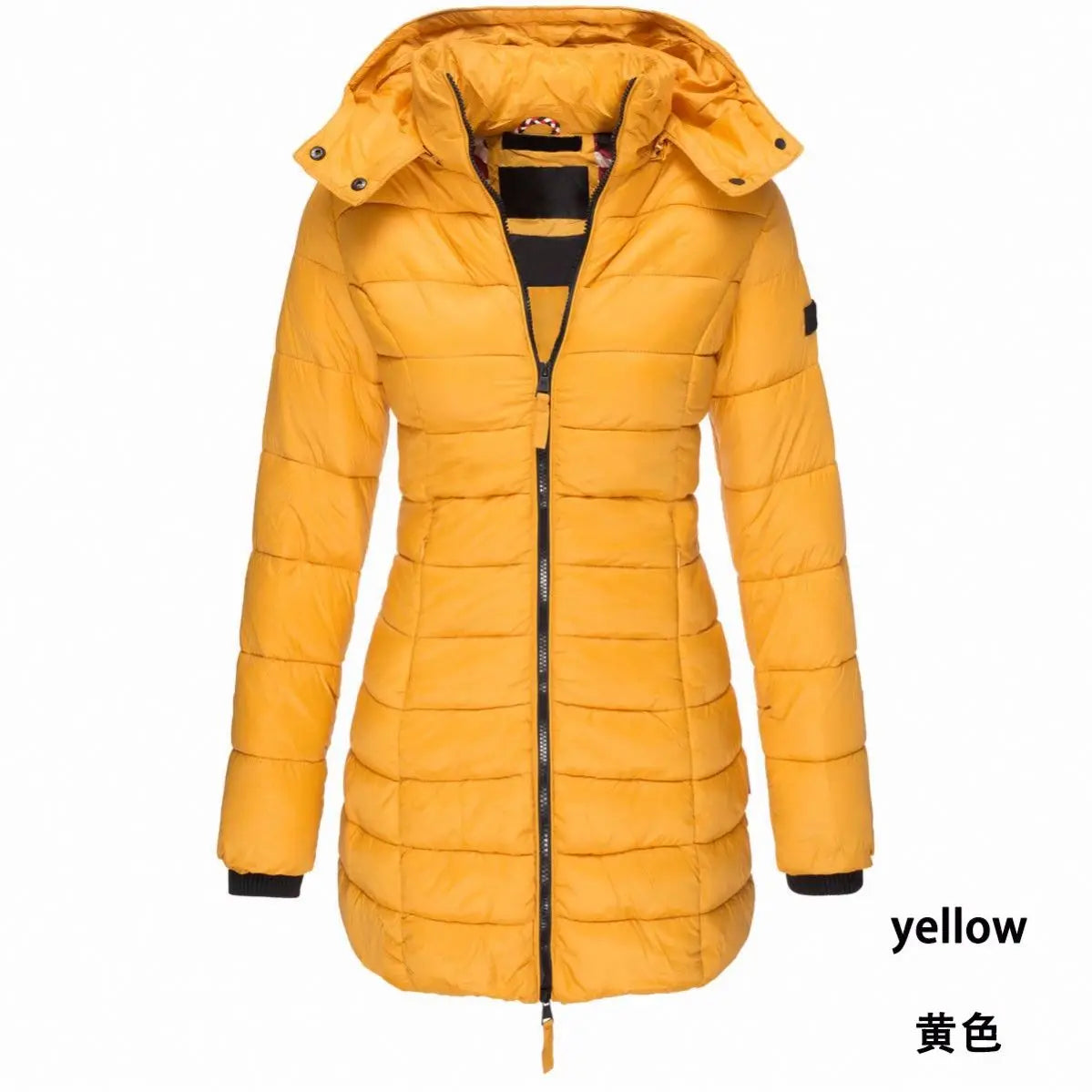 Hot Sales 8 Colors S-3XL Plus Size  High Quality Winter New Women Cotton Padded Women Long Slim Body Warm Down Cotton Padded Coat Parka Jackets Women Outerwear Winter Apparel Supplies
