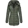 Hot Sales 8 Colors S-3XL Plus Size  High Quality Winter New Women Cotton Padded Women Long Slim Body Warm Down Cotton Padded Coat Parka Jackets Women Outerwear Winter Apparel Supplies