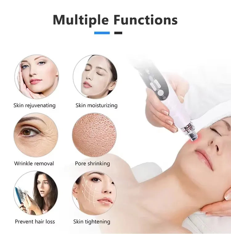 NEW Technology Hot Price Hair & Face Care 3 in 1  Electroporation Mesotherapy Gun Beauty Machine Face Neck Eyes Area Lifting Skin Tightening Anti-Aging System Women Beauty Salon Devices Skin Care Supplies