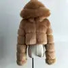 NEW Arrivals S-3XL Plus Size 15 Colors Autumn Winter Warm Faux Fur Jacket for Women's Fluffy Fur Coats Trendy Bubble Outerwear Coat Women Winter Apparel Supplies