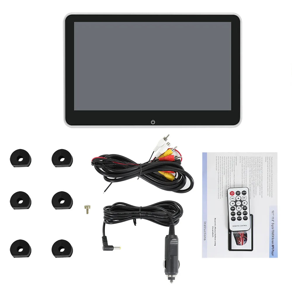 11.6"inc  LCD Headrest Android PC Tablet MP5 DVD Player for W205 F10 G30 W222 LC200 Prado Headrest Monitor TV Touch Screen Head Up Car Radio Player Auto Parts