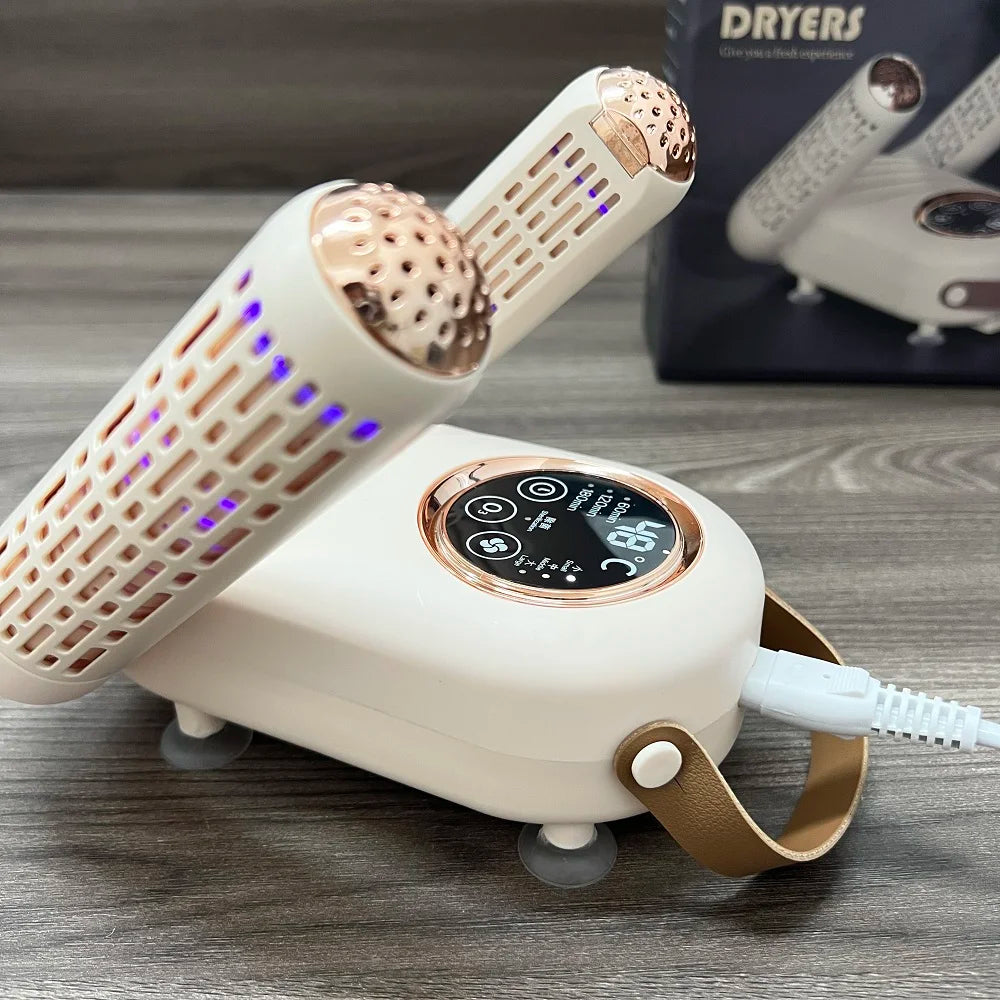 NEW Arrivals Portable Folding Household Dryer Electric Boot Dryer Shoe Heater Sterilizer Smart Multifunction Warm Wind Disinfection Shoe Dryer Fast Deodorizing Machine