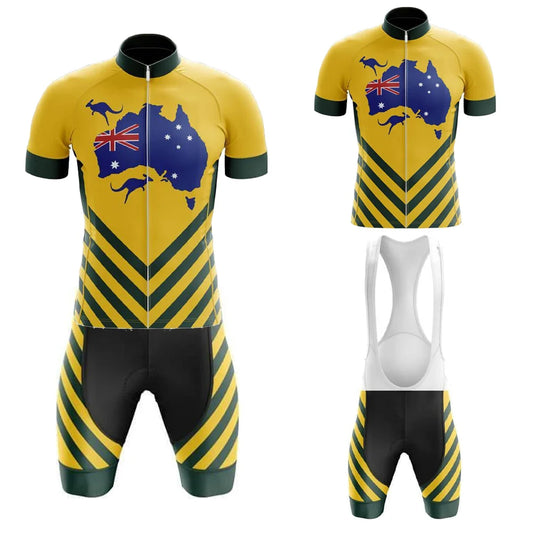 Australia Men Cycling Jersey Set Bike Team equipamento de Ciclismo Multiple Styles Can Customize Summer Maillot Ciclismo Hombre