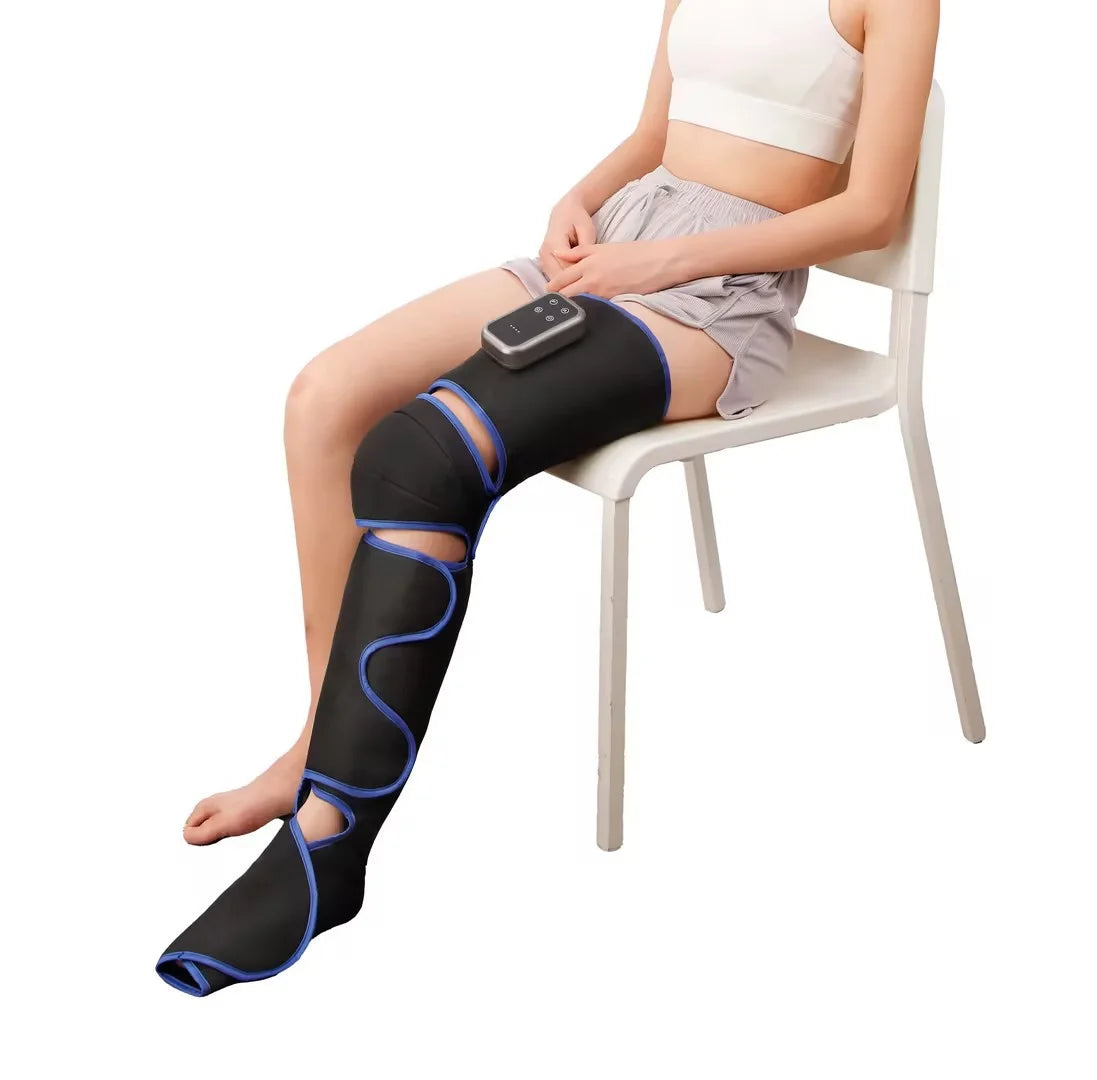 Hot Sale Air Compression Leg Foot Blood Therapy Boots Blood Circulator Massager Leg Air Massager  Relaxation Arthritis Pain Relief Health Care Supplies