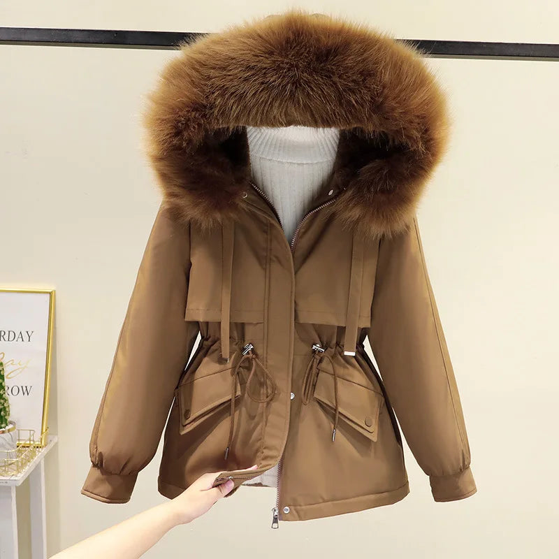 NEW Arrivals 8 Colors S-3XL Plus Size Winter New Pies to Overcome All the Women's Short Cotton-Padded Jacket Loose Coat Jacket Outerwear Coats Casual Streetwear Clothes Women Winter Apparel Supplies