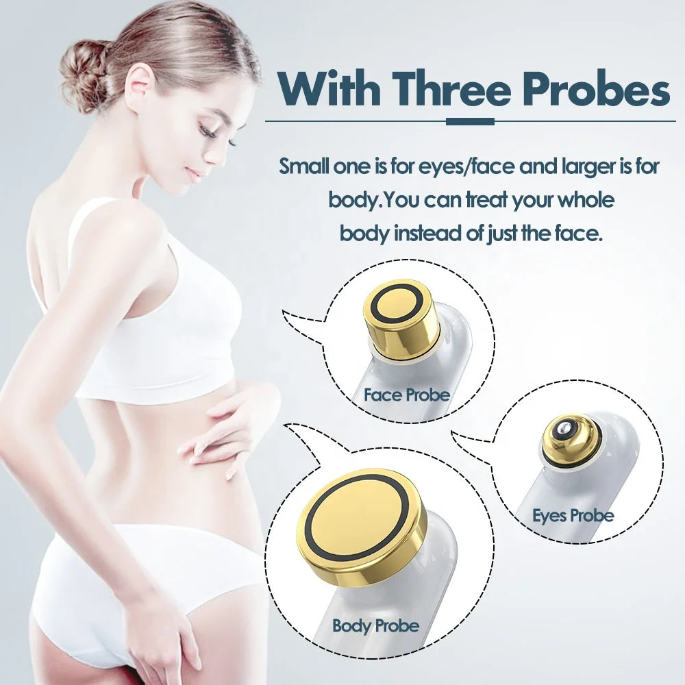 Portable Multipolar Beauty Machine for Home Use Skin Tightening Face Lift with US Plug Massager Feature Women Skin Care Supplies