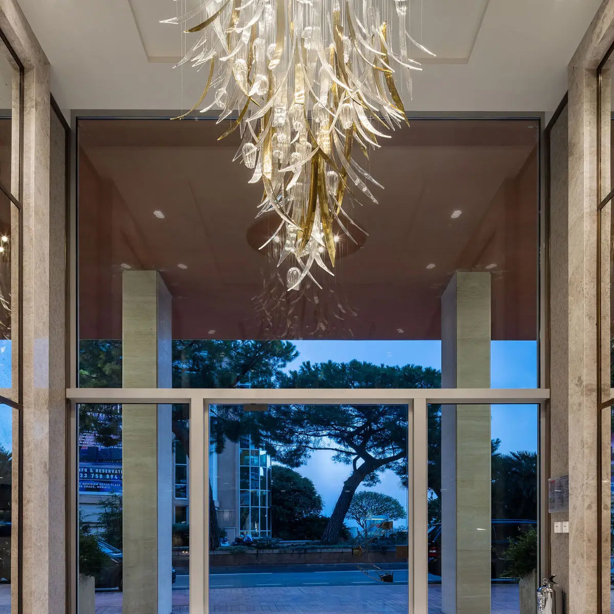 HOT SALE Villa Home Restaurants Hotel Lobby Luxury Glass Living Room Staircase Ceiling Chandelier Handmade Glass Customized Large Art Decor LED 50 Steel Crystal 90 Murano Chandelier Luxury Lighting Supplies