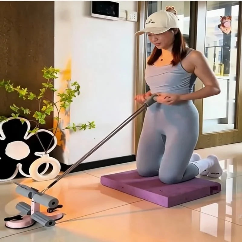 Home Gym Studio High Strength Elastic Resistance Band, Suction Cup Machine New Design, Abdominal and Leg Stretching Equipment for Daily Exercise Sport Supplies.