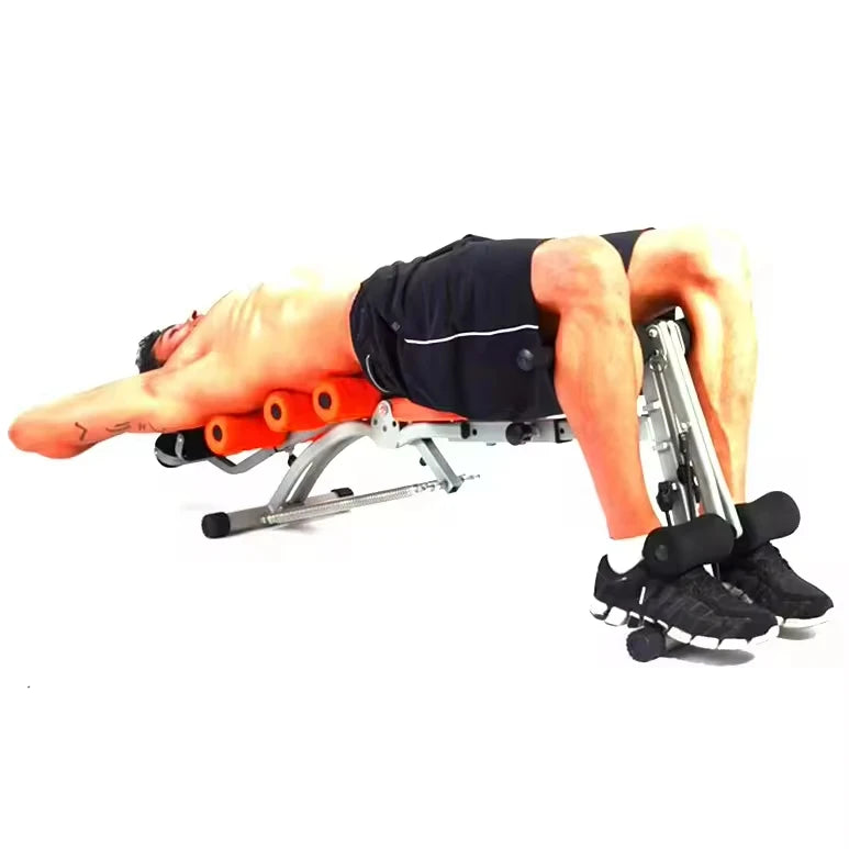 NEW Home Gym Height Adjustable AB Trainer Whole Body Workout Machine with Waist Cruncher Core Foldable Fitness Equipment for Home Use