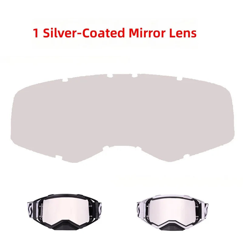 NEW American Motocross Motorcycle Top Quality Professional Goggles Halley Riding Eyewear Windproof Sports Glasses with Display Box Set
