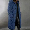 10 Colors S-5XL Plus Size Women's Trendy Long Cardigan Sweater Long Sleeve Single-Breasted Hooded Winter Coats for Ladies Women Knitted Sweater Coats