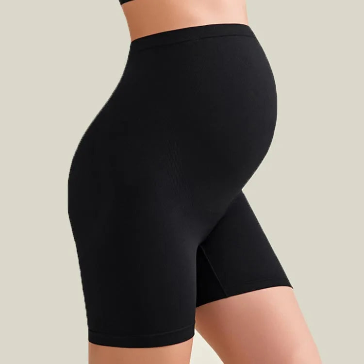 NEW Arrivals Women's Maternity Safety Shorts Summer Thin Seamless Anti-Exposure Under Shorts Plus Size High Waist Belly Support Bottom Shorts Pregnancy Apparel Accessories