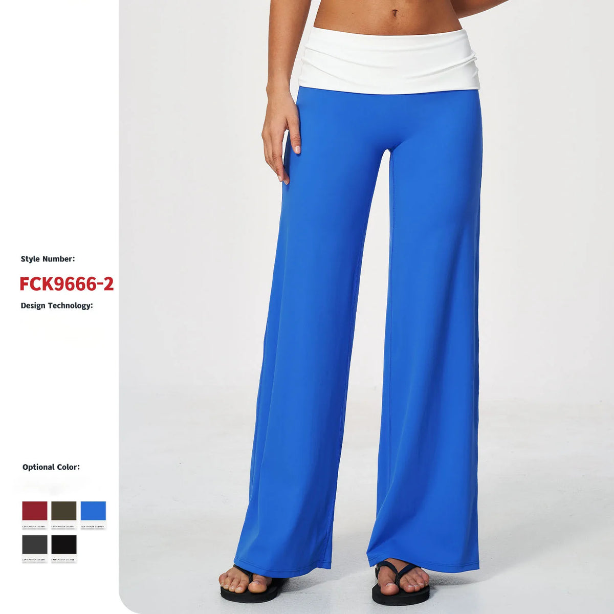 5 Colors S-XL Top Quality Color Blocking Spandex Wide Leg Yoga Leggings Women High Waisted Gym Fitness Flared Yoga Pants Outdoor Activewear Women Sports Clothing Supplies