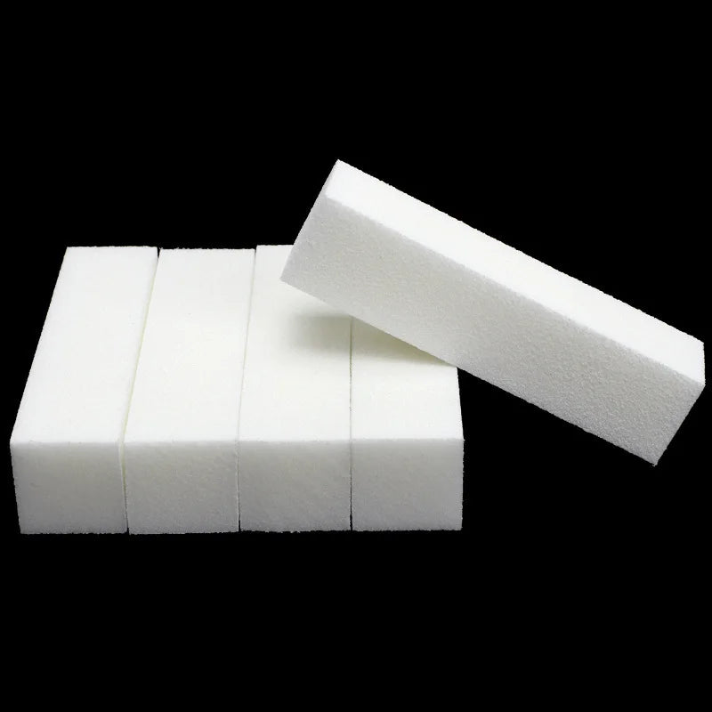 NEW Arrivals 10Pcs White Buffing Sanding Files Block Pedicure Manicure Polisher Nail Art Buffer Polishing Tools Manicure Pedicure Accessories Cosmetic Supplies