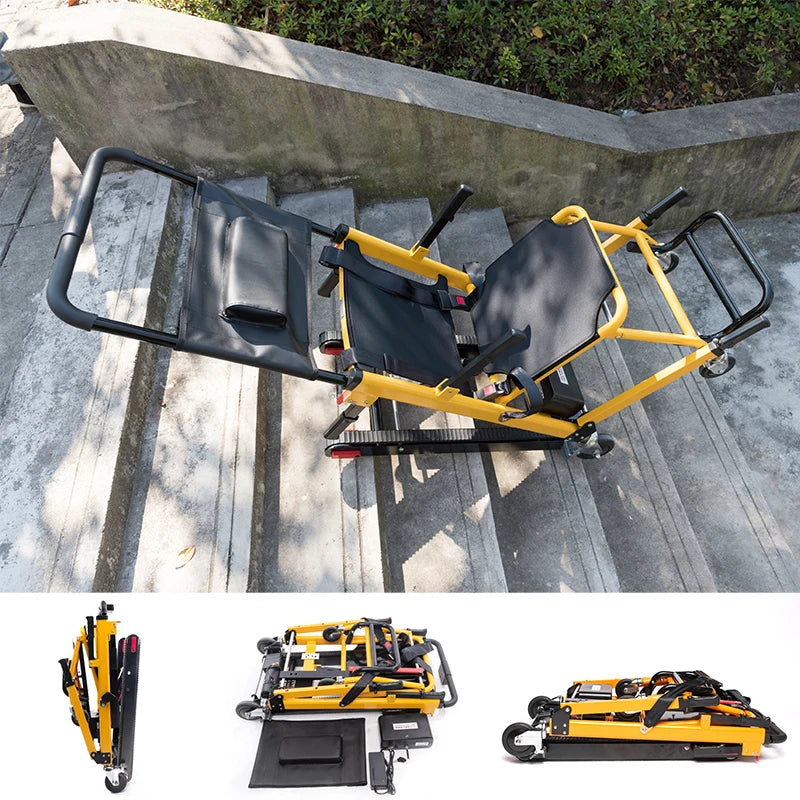 HOT SALE Aluminum Alloy Lithium Battery Climbing Stairs (40 Stairs Lper Minute) Wheelchair Electric Climbing Machine, the Elderly Disabled People Can Use for Outdoor and Indoor Activities