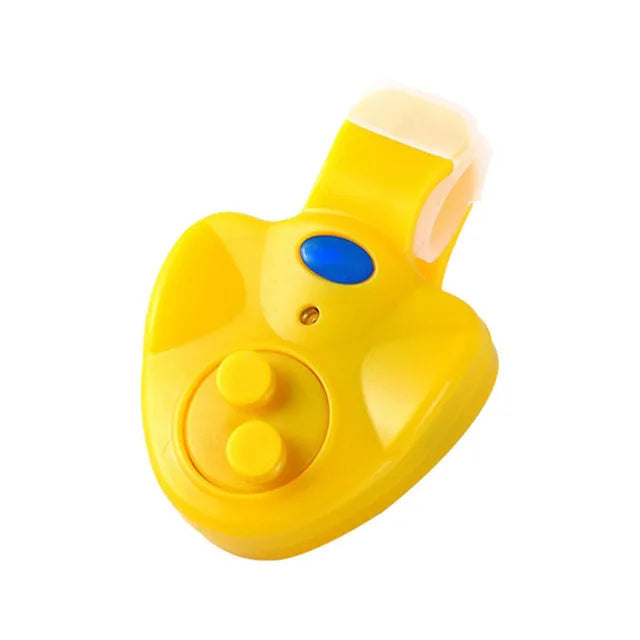 5 Colors Electronic Fish Bite Indicator  Light Sea Fishing Alert Bell Alarm with Buffer Feature Don't Miss A Catch Clip On Rod Fish Buzzer Fishing Accessories