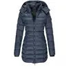 Hot Sales 8 Colors S-3XL Plus Size  High Quality Winter New Women Cotton Padded Women Long Slim Body Warm Down Cotton Padded Coat Parka Jackets Women Outerwear Winter Apparel Supplies