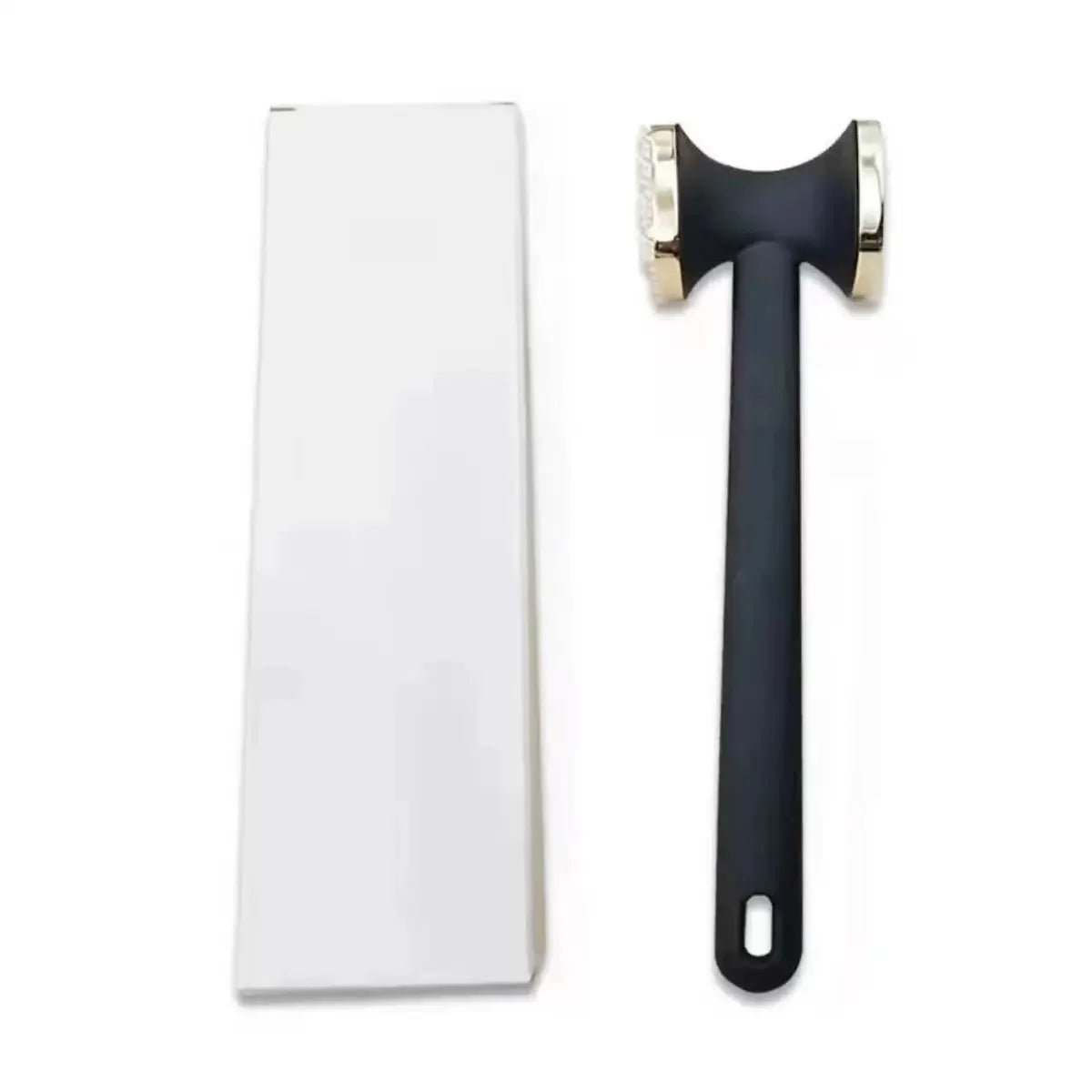 25cm Heavy-Duty Double-Sided Zinc Alloy Meat Tenderizer Hammer Metal Kitchen Tool for Poultry & Steak Loosening Barbecue Camping  Grill Tool Pork Chicken Softening Mallet Kitchenware Accessories