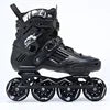 EU 35/46 Large Size Professional Slalom Inline Skates Carbon Fiber Boot 4x80mm Wheels CNC Frame ABEC-9 Precision Bearings Skates Women Men Outdoor Sports Supplies