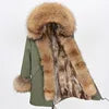 12 Colors S-2XL 100% Real Rex Rabbit Fur Mid Jacket & Big Raccoon Fur Collar Coat Natural Rabbit Fur Lined Long Parka Coat Snow Boots Outerwear Windproof Jackets Ladies Winter Clothing Supplies
