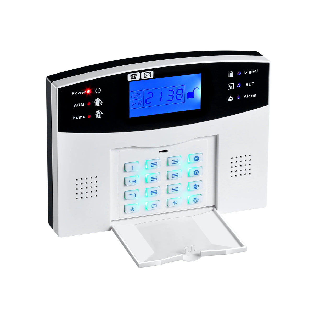 Home Villa Fire/Smoke/Window Detection Home Security System Can Call 6 Phones and Send SMS to 3 Numbers Portable Wired Wi-Fi PIR Motion Sensor Alarm System Anti-Theft  Security Supplies