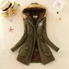 BEST PRICE 10 Colors S-3XL Plus Size Long Sleeve Thick Warmth Clothing Autumn Winter Warm New Hooded Cotton Casual Jacket Snow Boots Outerwear Coats Women Winter Apparel Supplies