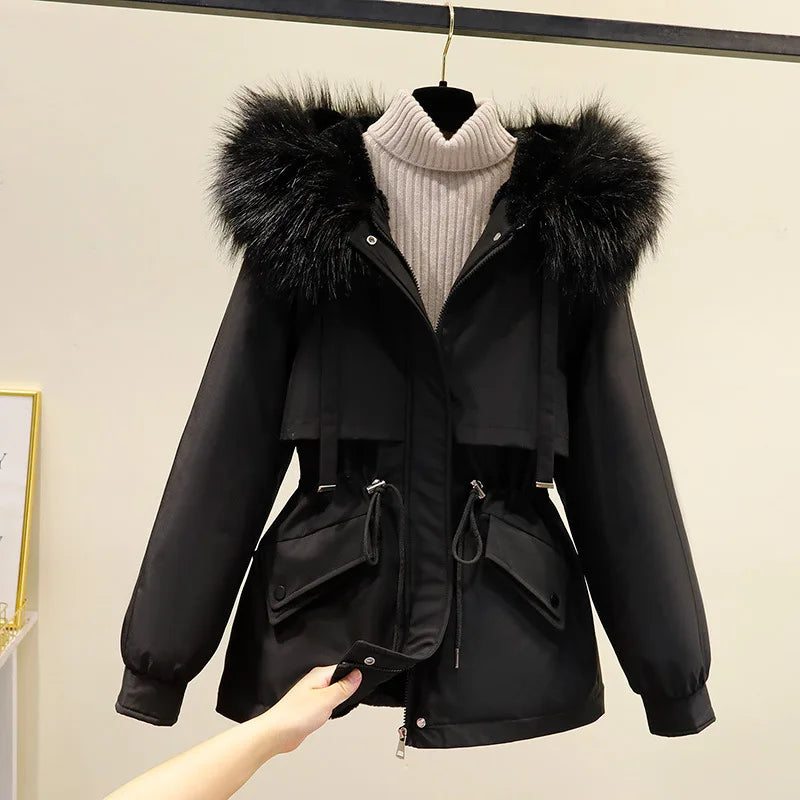 NEW Arrivals 8 Colors S-3XL Plus Size Winter New Pies to Overcome All the Women's Short Cotton-Padded Jacket Loose Coat Jacket Outerwear Coats Casual Streetwear Clothes Women Winter Apparel Supplies