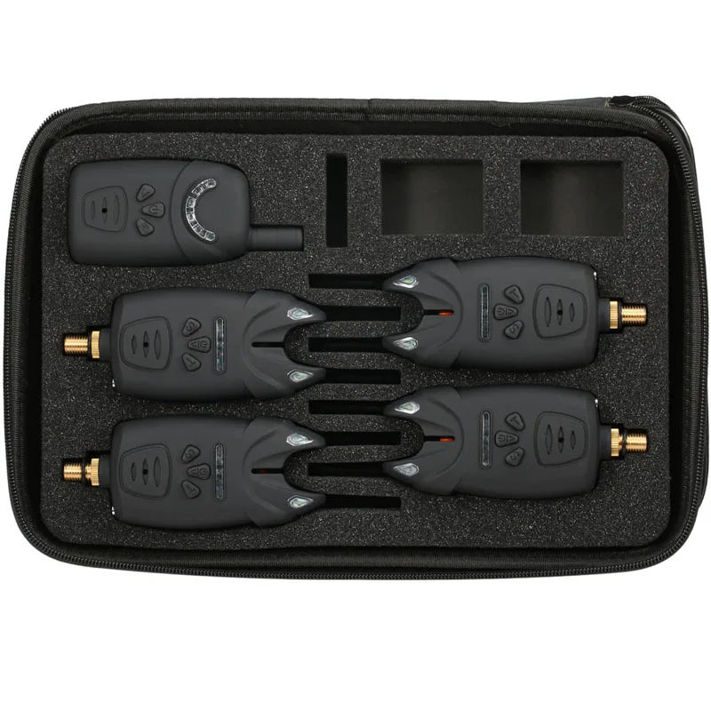 One to Six Set Wireless Fishing Electronic Alarm JY-7 European Carp Fishing Gear ABS Material  Fishing Accessories
