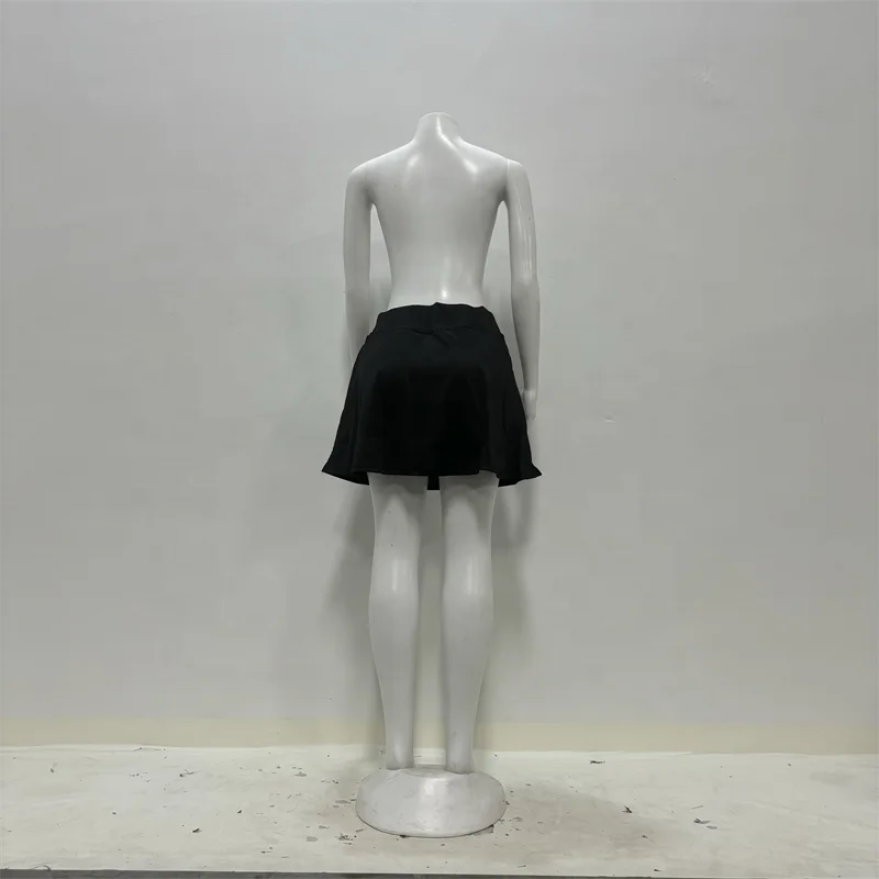 8 Colors S-2XL  Women's Custom Logo Summer Soft Natural High Waist One Piece Tennis Golf Club Skirts Breathable Design Fitness Women Skirts Sports Apparel Accessories Clothing Supplies