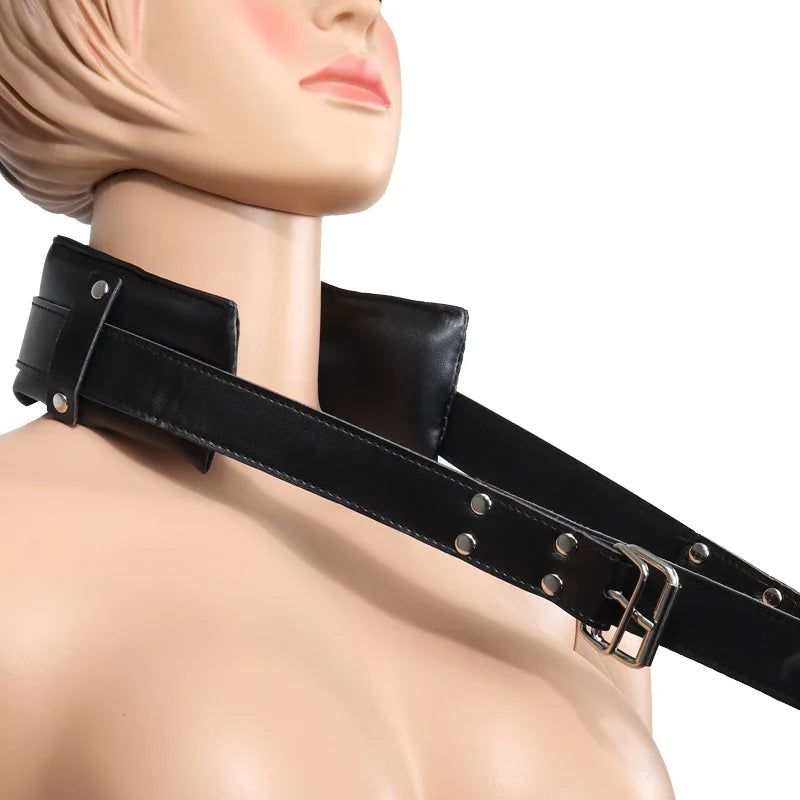 Black/Red Color Set BDSM Bondage Restraints Sex BDSM Kit Adult Sex Eye Mask Thigh Restraint Sling Legs Binding Puttee Leather Suit Sex Toys Accessories Adults Sex Games Supplies