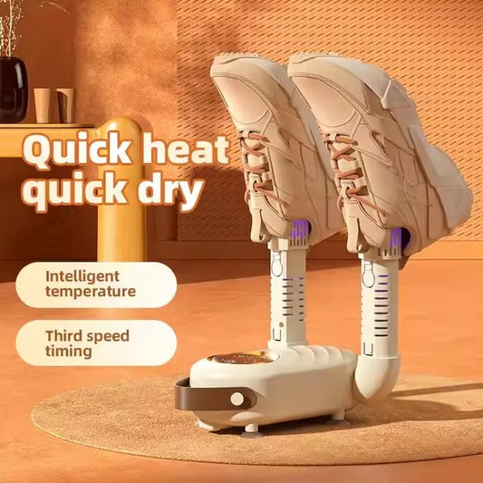 NEW Arrivals Portable Folding Household Dryer Electric Boot Dryer Shoe Heater Sterilizer Smart Multifunction Warm Wind Disinfection Shoe Dryer Fast Deodorizing Machine