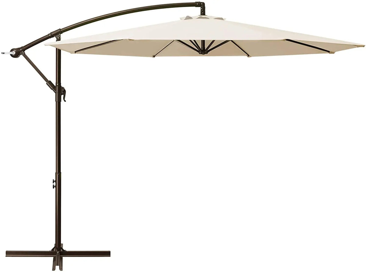 5ft New Villa Home Outdoor Swimming Pool Hotels Large Umbrella Durable Patio Garden Canopy Courtyard Parasol Sun Protection Tent Banana Sunshade Umbrella for Beach Camping Use