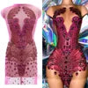 18 Colors One Size (86x45cm) Women's Luxury Rhinestones Crystal  Bodice Appliques Crystal Panel Celebrities Dress Wedding Guest Party Prom Sexy Evening Party Mini Gown Ladies Luxury Clothing Supplies