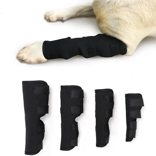 Pet Dog Bandages Dog Injurie Leg Knee Brace Strap Protection For Dogs Joint Bandage Wrap Doggy Medical Supplies Dogs Accessories