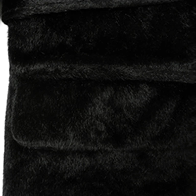 NEW Arrival Korean Fashion  Winter Oversized Long Black Soft Faux Fur Trench Coat for Women Long Sleeve Sashes Casual Stylish Ladies Winter Fashion Apparel Supplies