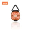 10 Colors Dogs Cats Night Walking 4 Lamp Beads Frosted Shell Pet Walking Light Two Wearing Ways 3 Flash Modes Long Battery Life Dog Collar Clip Safety Light Anti-Lost Pets Security Accessories