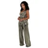 NEW Arrivals Women's Halter Neck Backless Wide Leg Jumpsuit Night Clubwear Prom Evening Party Jumpsuit Women Clothing Supplies