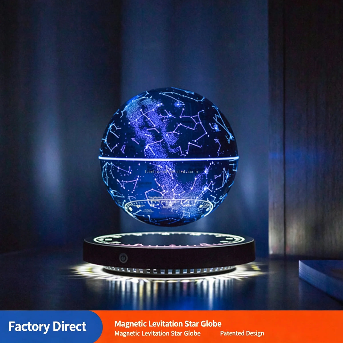 NEW Home Bedroom Living Room Decoration Touch Control LED Desk Magnetic Levitation Starry Residential Luxury Lampshade Portable Table Lamp Nordic Hotel Bedside High Configuration Lighting Supplies