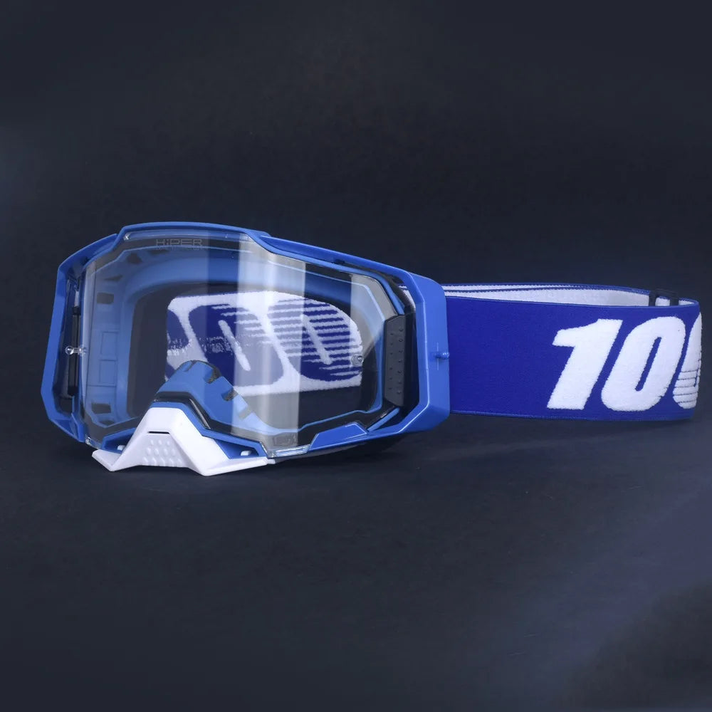 28 Colors New Upgrade Version Motocross Motorcycle Goggles Off-Road Quick Release Helmet Eyewear Can be Equipped with Myopia Glasses  Riding Skiing Glasses