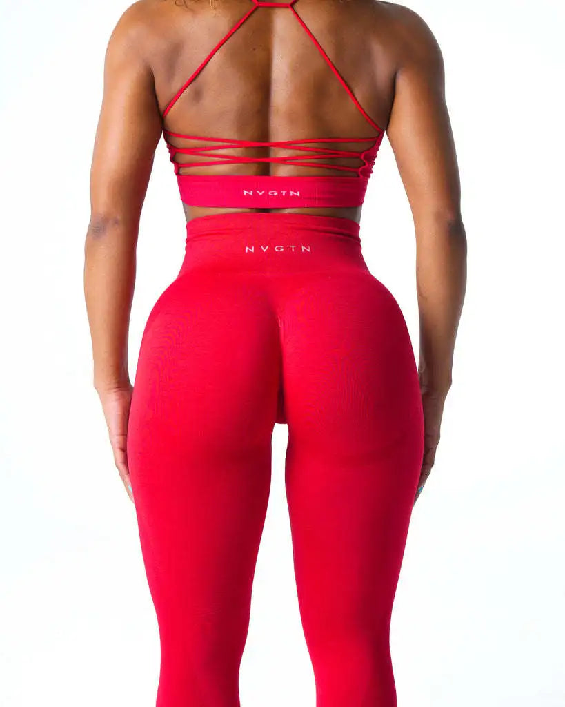 8 Colors Women's Sexy  Gym Compression Leggings Breathable High Waist Yoga Pants Customizable Women's Yoga Tight Leggings Sports Apparel Clothing Accessories