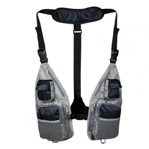 Fishing Mesh Vest Lightweight Fishing Vest with Pockets Open Sides  High Quality Soft Breathable Multipurpose Trolling Vest Fishing Apparel Accessories