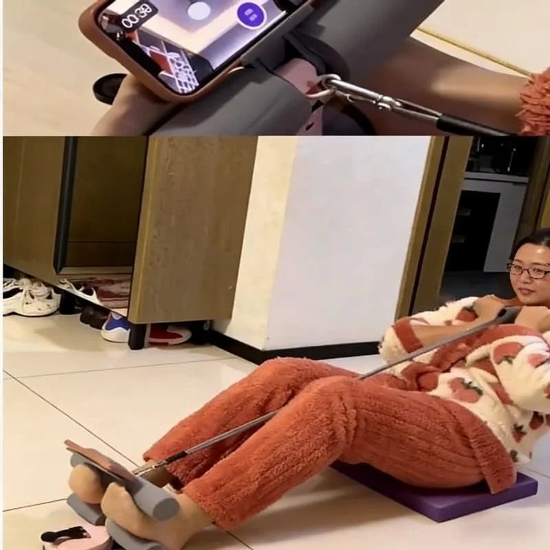 Home Gym Studio High Strength Elastic Resistance Band, Suction Cup Machine New Design, Abdominal and Leg Stretching Equipment for Daily Exercise Sport Supplies.