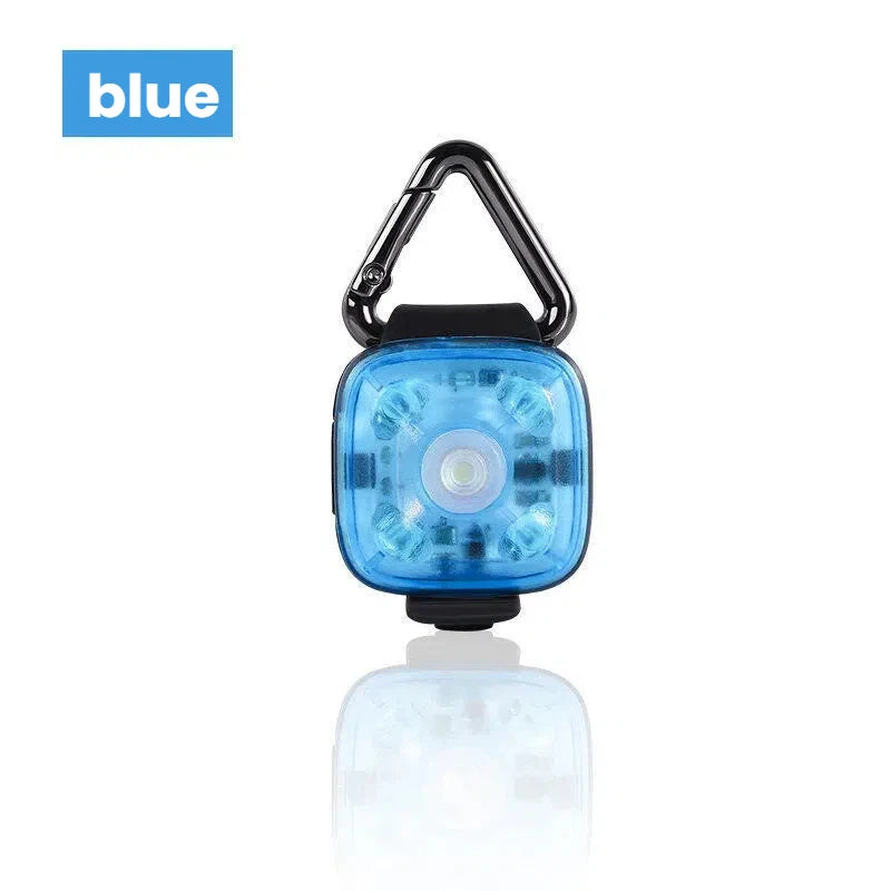 10 Colors Dogs Cats Night Walking 4 Lamp Beads Frosted Shell Pet Walking Light Two Wearing Ways 3 Flash Modes Long Battery Life Dog Collar Clip Safety Light Anti-Lost Pets Security Accessories