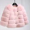 NEW Arrivals 10 Colors S-6XL Plus Size Women's Artificial Fur Jacket Versatile Faux Fur Short Jacket Outerwear Bomber Coats Evening Party Night Clubwear Coats Women Winter Apparel Supplies