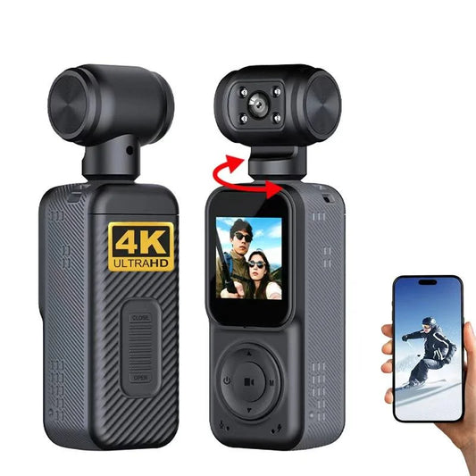 Outdoor Riding DV Recorder 4K Waterproof with 1.5 Inch Screen Sports Camera Night Vision Anti Shake Handheld Action Camera