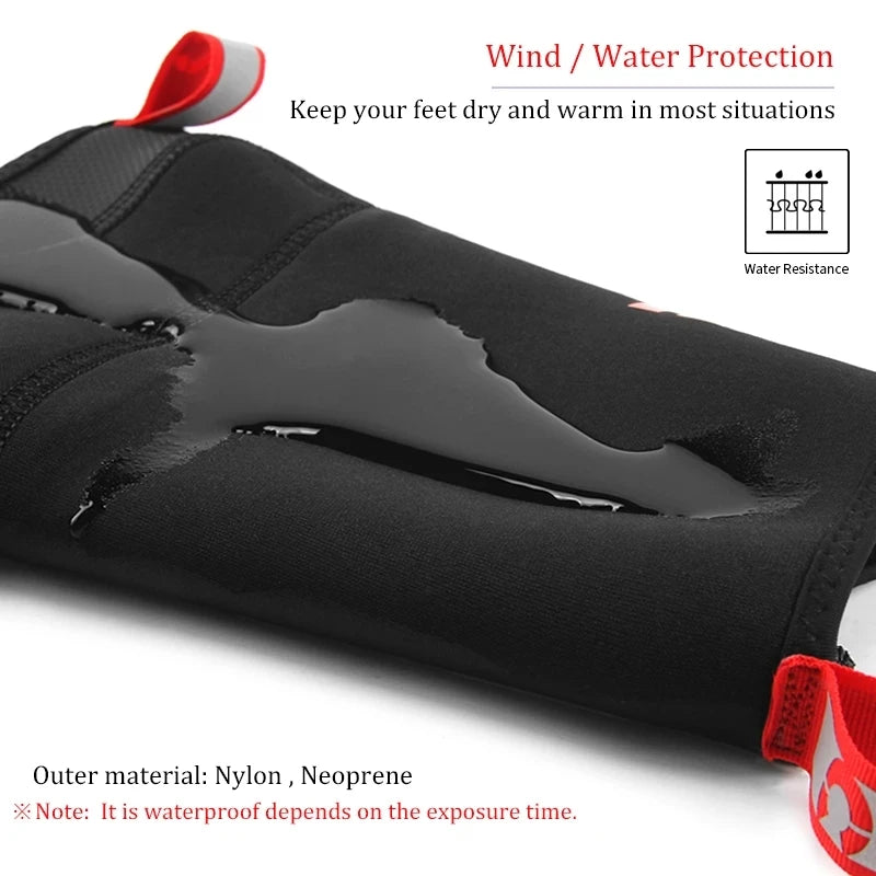 NEW Arrivals Cycling Shoe Covers Silicone Warmth and Thick Winter Rain Snow Protection Overshoes Waterproof Sports Apparel Supplies